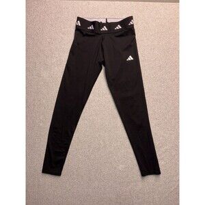 adidas Techfit Training Leggings Women’s Large Black High-Waist Gym Yoga